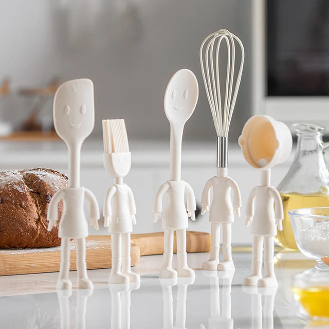 5 Pieces Human Shaped Baking Tools Set