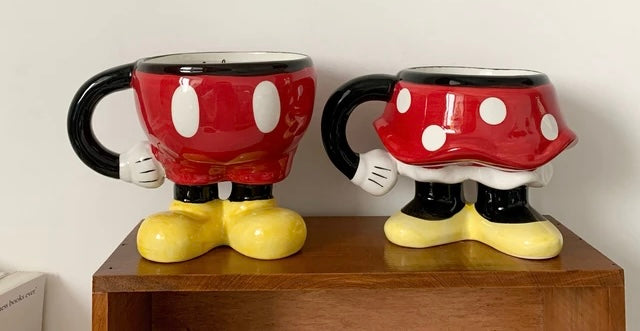 Mickey & Minnie Mouse Body Mug