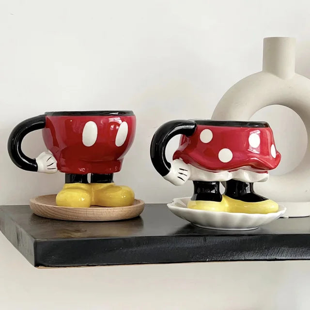 Mickey & Minnie Mouse Body Mug