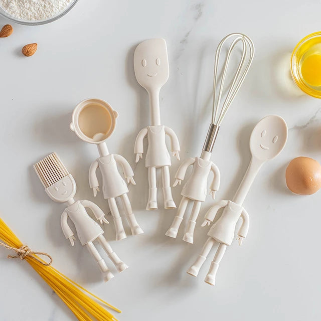 5 Pieces Human Shaped Baking Tools Set