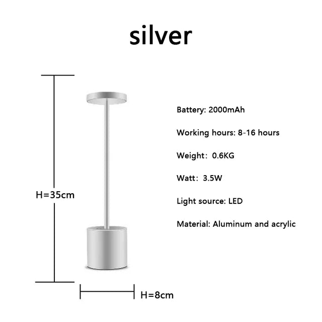 Led Cordless Table Lamp