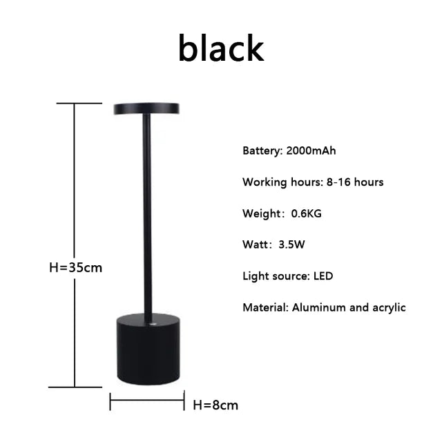 Led Cordless Table Lamp