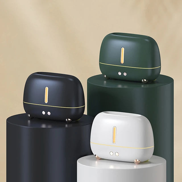 Flame Aroma Diffuser with 3 Colors Light