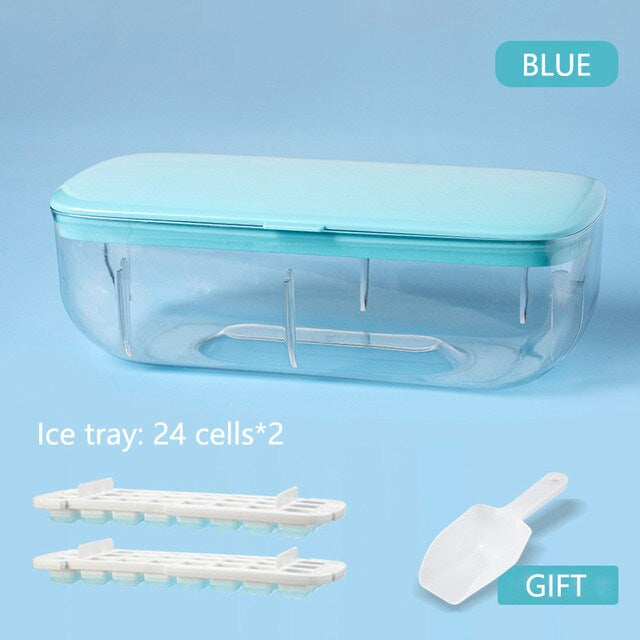 Press Type Ice Cube Maker