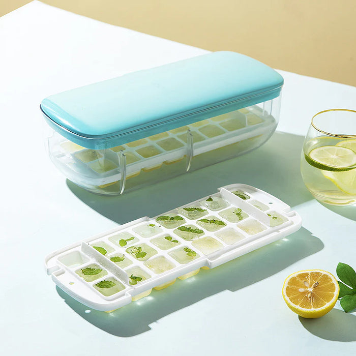 Press Type Ice Cube Maker