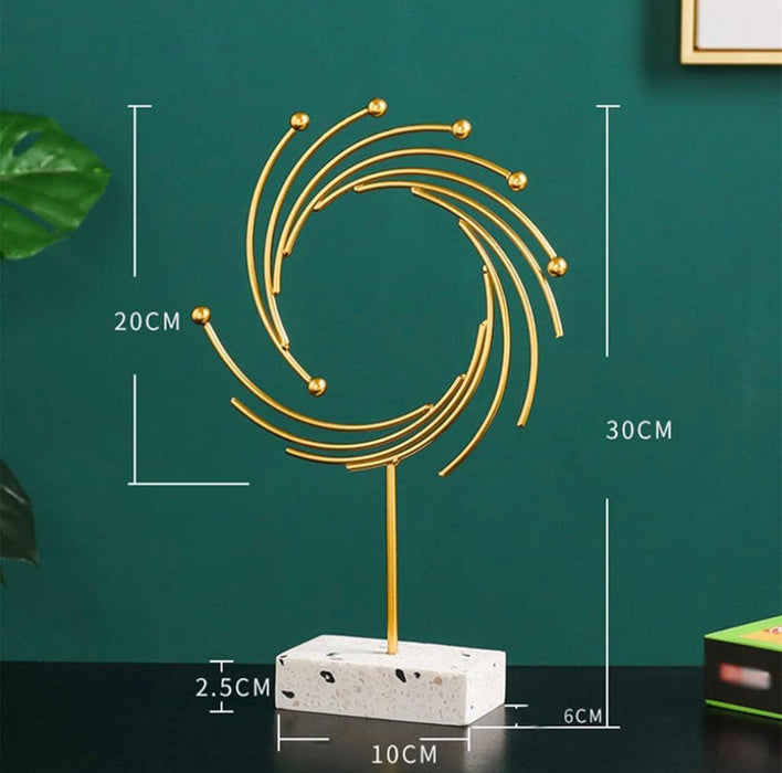 Metal Whirlwind Ornament