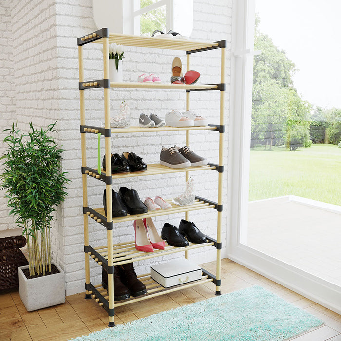 Wooden Multi-Purpose  7-Tier Rack