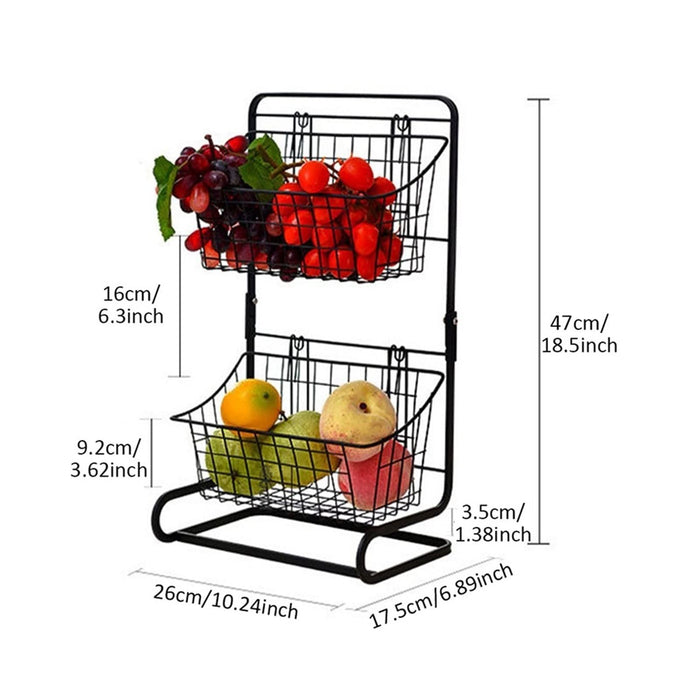 2-Tier Multi Purpose  Storage Basket