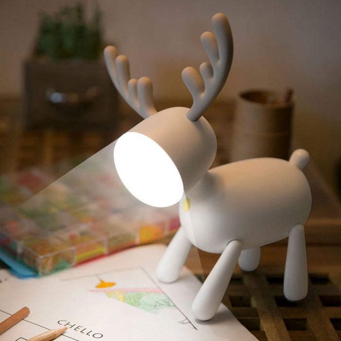 Deer Shaped Night Light LED Table Lamp USB Charging