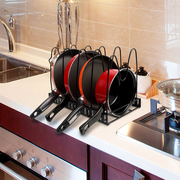 Adjustable Pan  Storage Rack