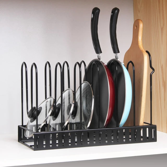 Adjustable Pan  Storage Rack