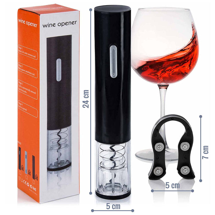 Electric Corkscrew Automatic Wine Opener with Foil Cutter