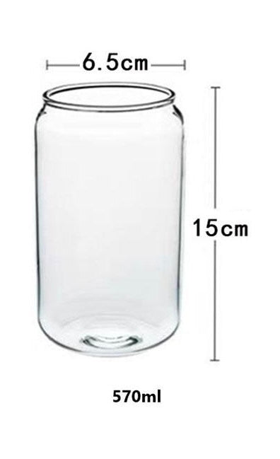 Can Shaped Glass Cup