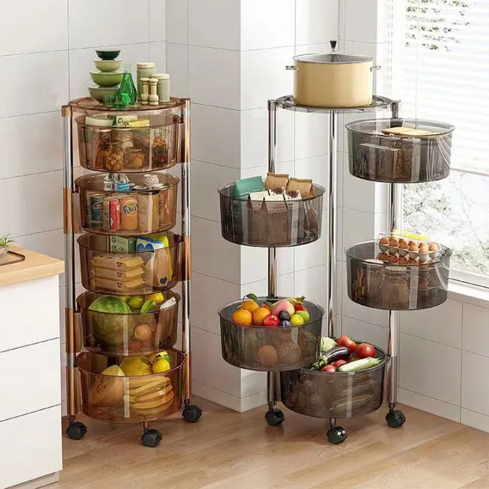 Plexi Movable Storage  Rack