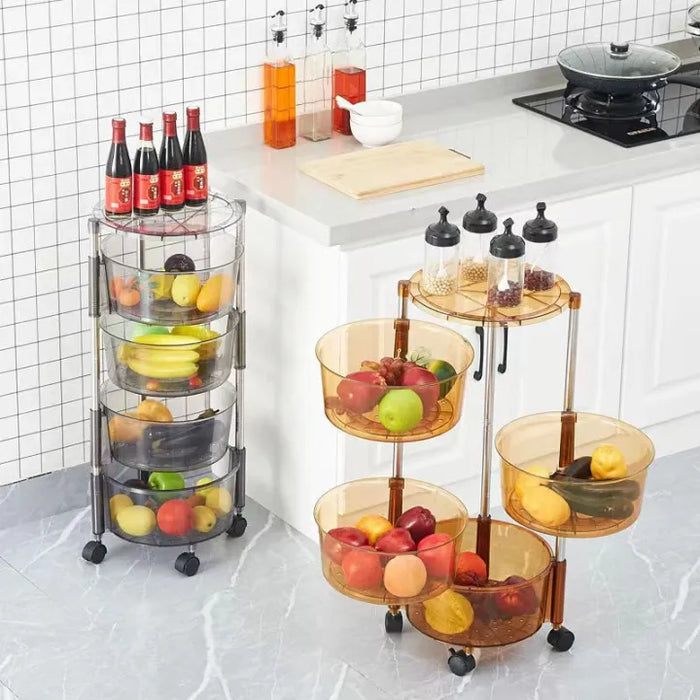 Plexi Movable Storage  Rack