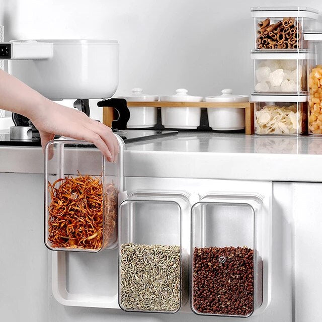 Hang & Slide  Food Storage Containers Set