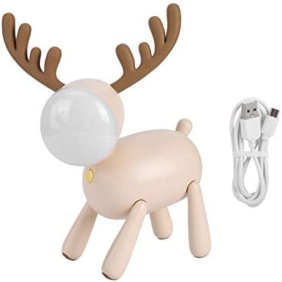 Deer Shaped Night Light LED Table Lamp USB Charging