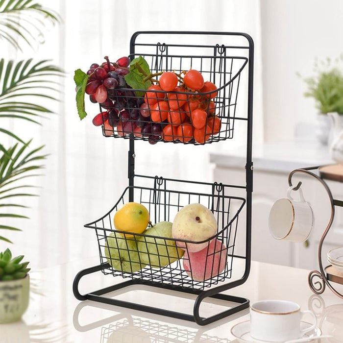 2-Tier Multi Purpose  Storage Basket