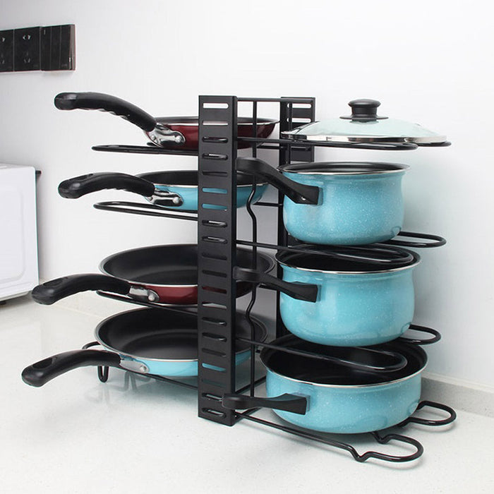 Adjustable Pan  Storage Rack