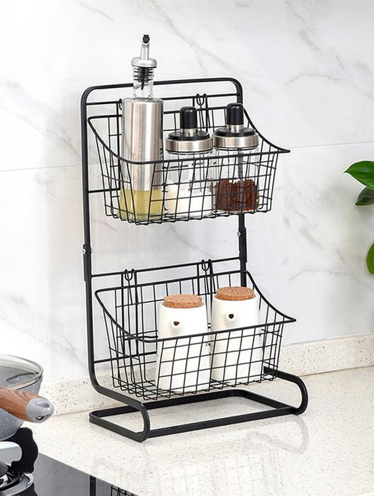 2-Tier Multi Purpose  Storage Basket