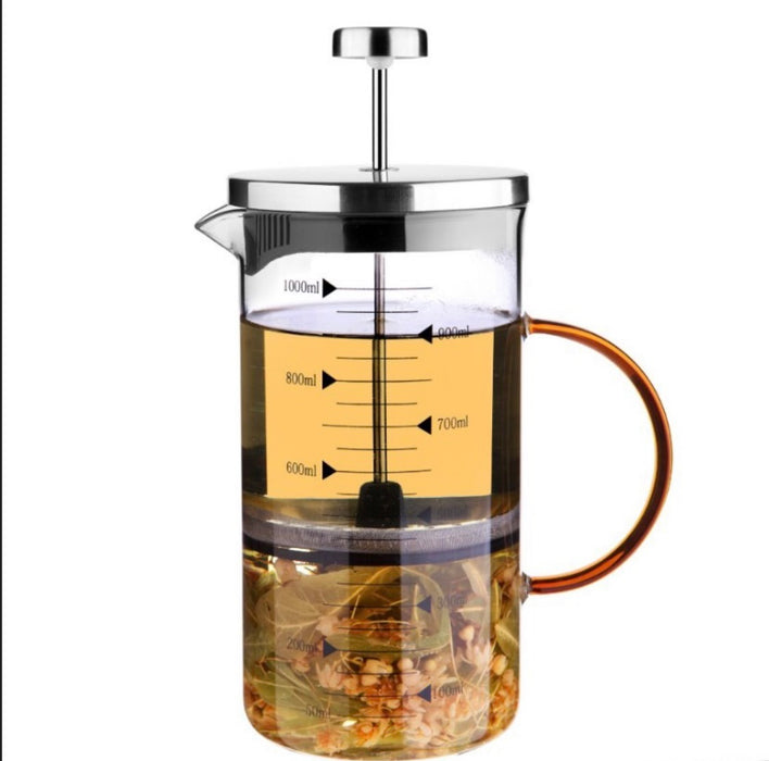 3 in 1  Borosilicate Glass French press