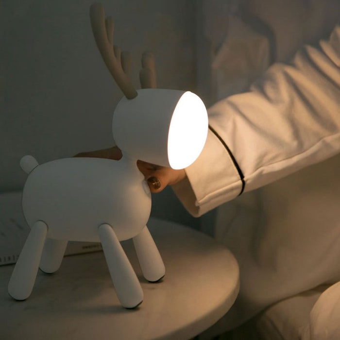 Deer Shaped Night Light LED Table Lamp USB Charging